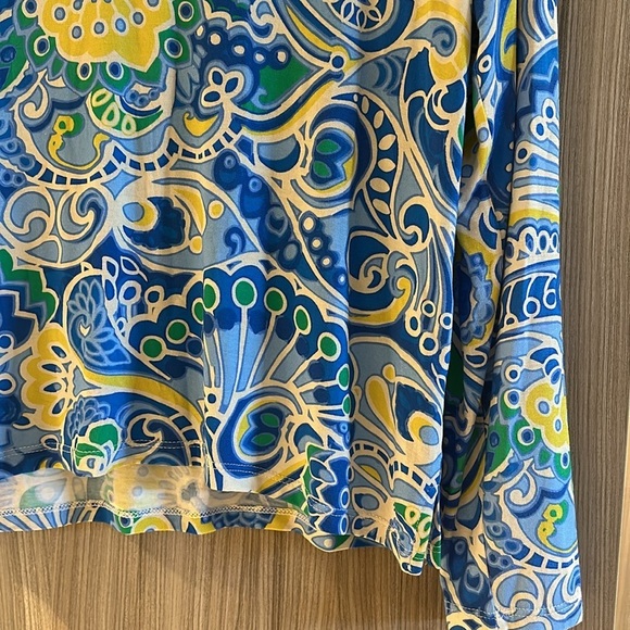 NWT Women’s Tinta Made in Spain Longsleeve Multi Color Top Size 14 - Picture 3 of 9